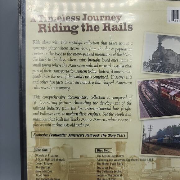 Railroads: Tracks Across America (DVD, 2010, 2-Disc Set) Brand New - Picture 3 of 8